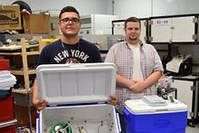 Students find creative ways to keep cool in the summer with Heating and AC Capstones Image